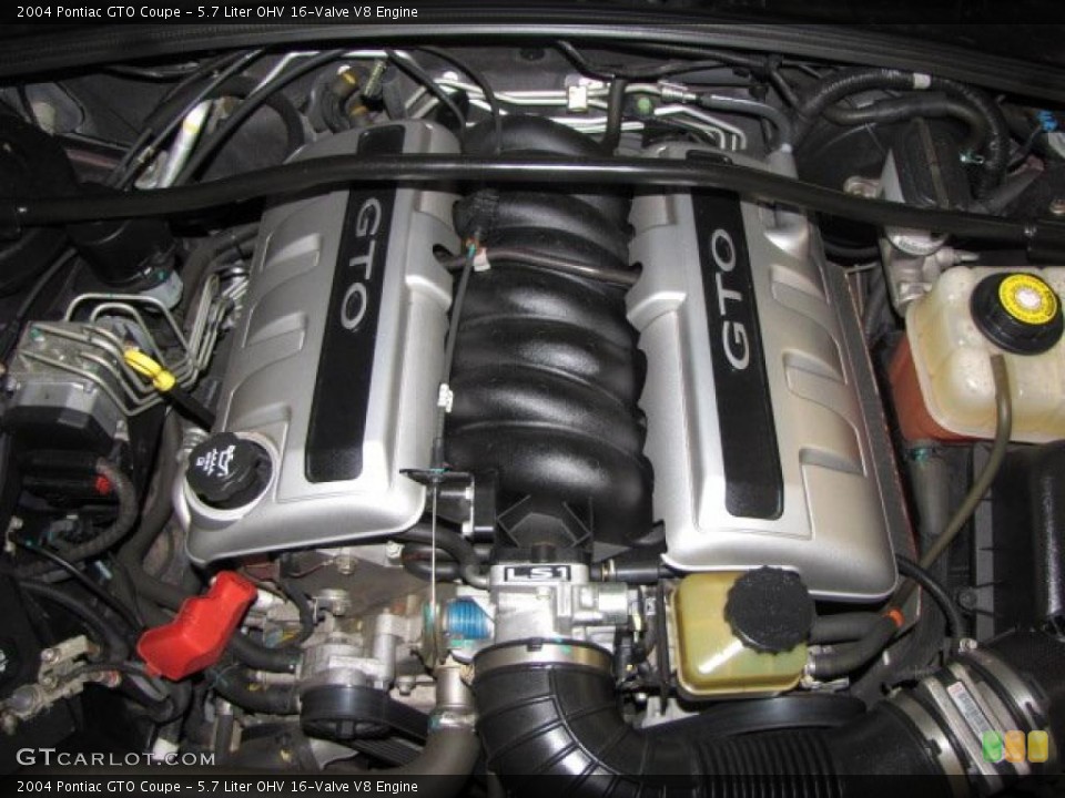 5.7 Liter OHV 16-Valve V8 Engine for the 2004 Pontiac GTO #45530768
