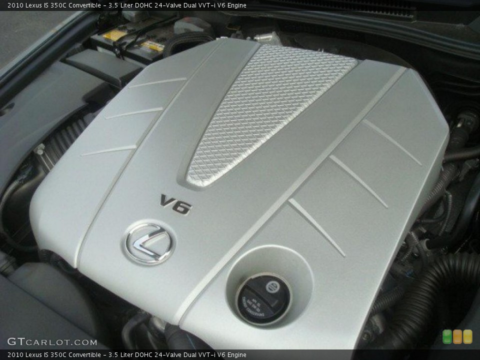 3.5 Liter DOHC 24-Valve Dual VVT-i V6 Engine for the 2010 Lexus IS #45533689