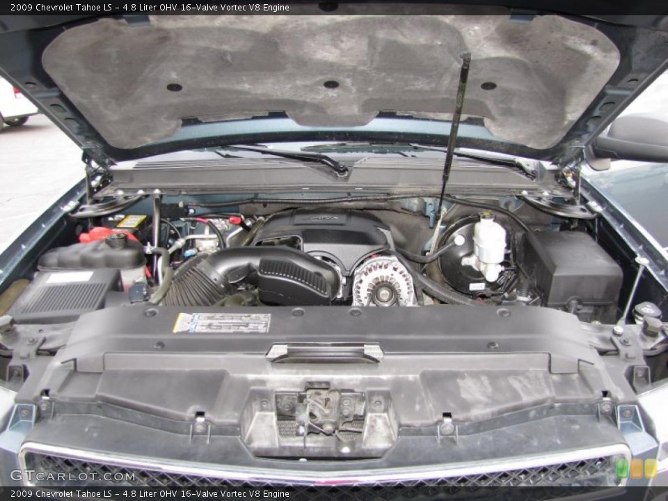 4.8 Liter OHV 16-Valve Vortec V8 Engine for the 2009 Chevrolet Tahoe #45533969