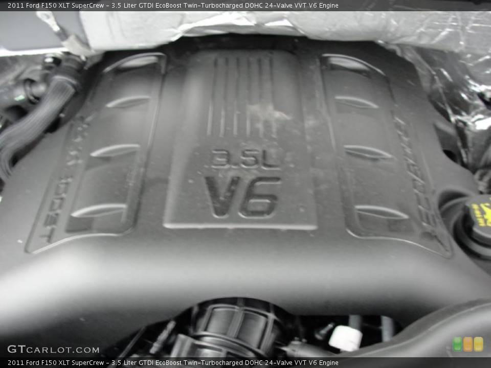 3.5 Liter GTDI EcoBoost Twin-Turbocharged DOHC 24-Valve VVT V6 Engine for the 2011 Ford F150 #45537109