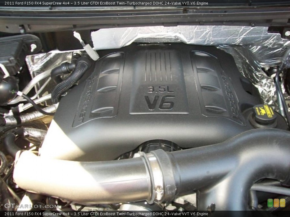 3.5 Liter GTDI EcoBoost Twin-Turbocharged DOHC 24-Valve VVT V6 Engine for the 2011 Ford F150 #45537542