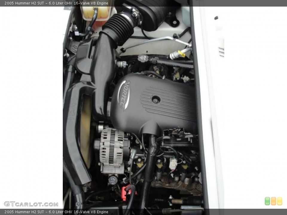 6.0 Liter OHV 16-Valve V8 Engine for the 2005 Hummer H2 #45541016