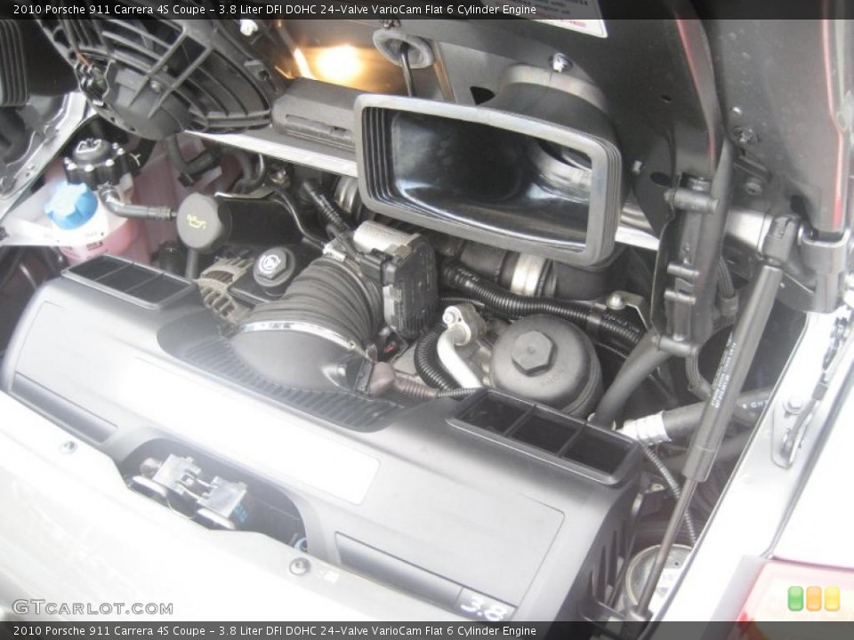 3.8 Liter DFI DOHC 24-Valve VarioCam Flat 6 Cylinder Engine for the 2010 Porsche 911 #45547577