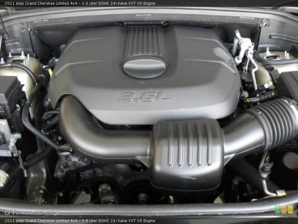 3.6 Liter DOHC 24-Valve VVT V6 Engine for the 2011 Jeep Grand Cherokee #45549989