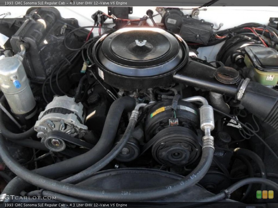 4.3 Liter OHV 12-Valve V6 Engine for the 1993 GMC Sonoma #45551825