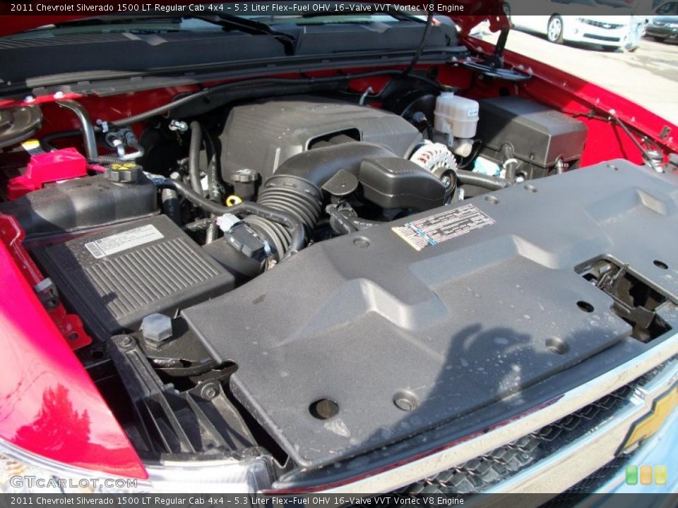 5.3 Liter Flex-Fuel OHV 16-Valve VVT Vortec V8 Engine for the 2011 Chevrolet Silverado 1500 #45552469