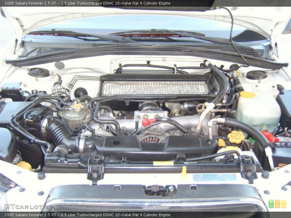 2.5 Liter Turbocharged DOHC 16-Valve Flat 4 Cylinder Engine for the 2005 Subaru Forester #45557749