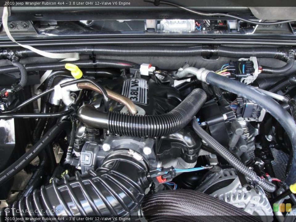 3.8 Liter OHV 12-Valve V6 Engine for the 2010 Jeep Wrangler #45562515