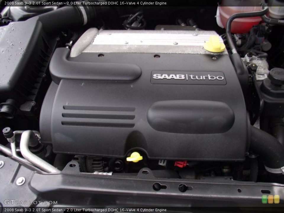 2.0 Liter Turbocharged DOHC 16-Valve 4 Cylinder Engine for the 2008 Saab 9-3 #45564239