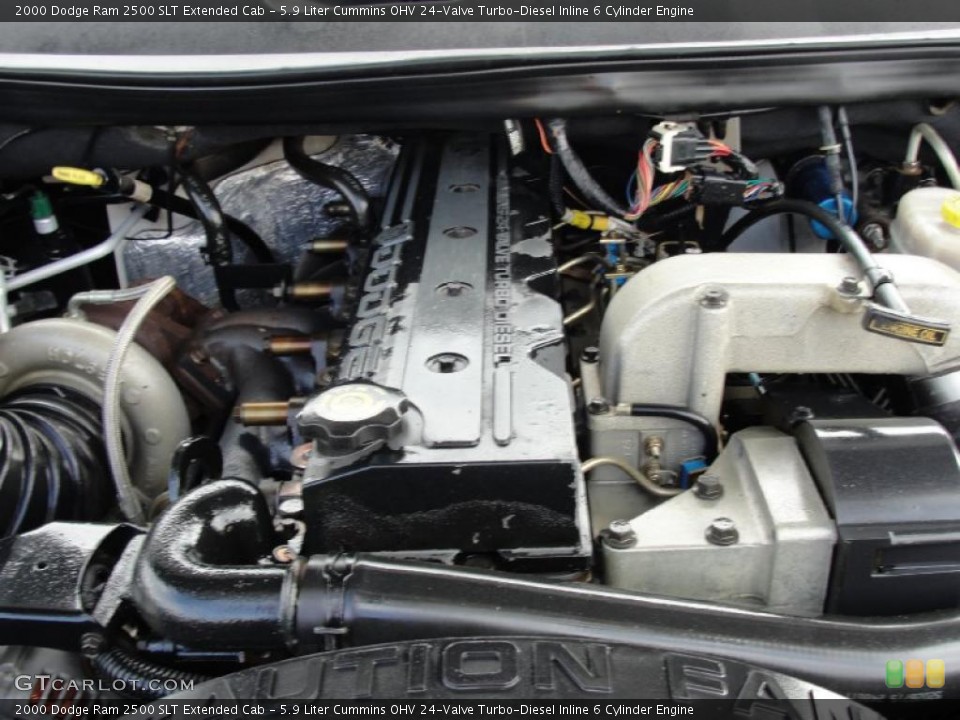 5.9 Liter Cummins OHV 24-Valve Turbo-Diesel Inline 6 Cylinder Engine for the 2000 Dodge Ram 2500 #45564839