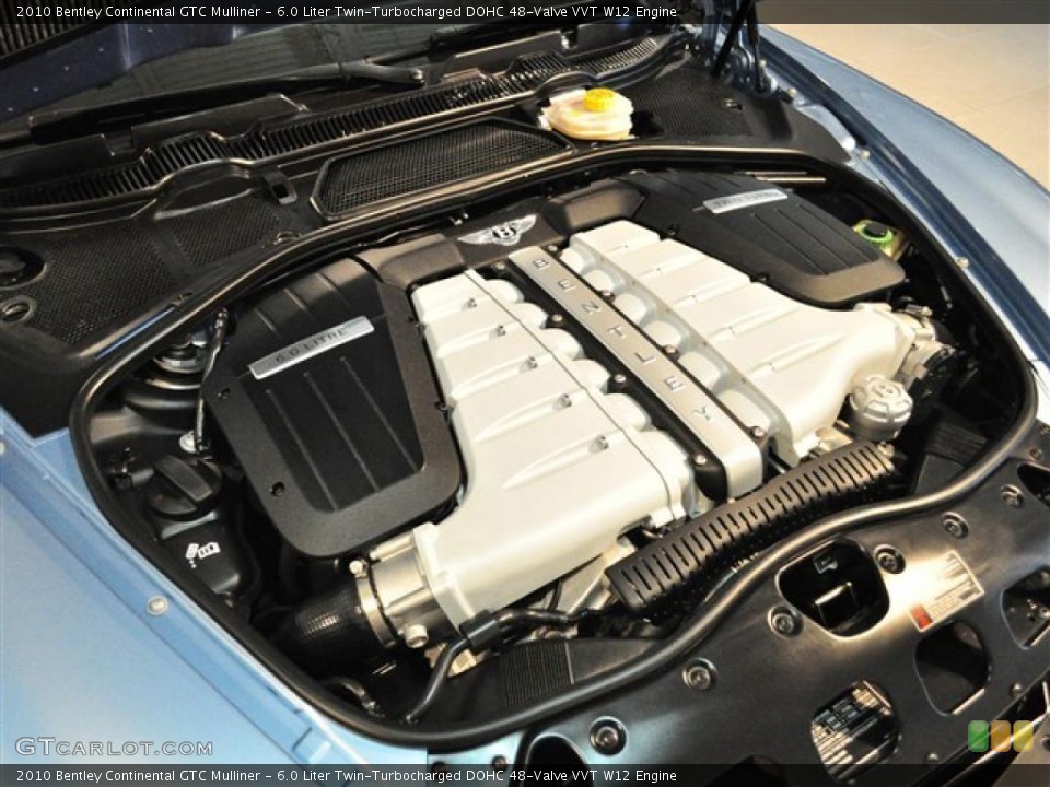 6.0 Liter Twin-Turbocharged DOHC 48-Valve VVT W12 Engine for the 2010 Bentley Continental GTC #45570233