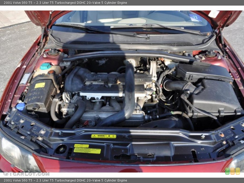 2.3 Liter T5 Turbocharged DOHC 20-Valve 5 Cylinder 2001 Volvo S60 Engine
