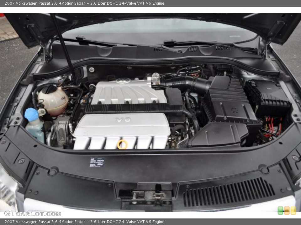 3.6 Liter DOHC 24-Valve VVT V6 2007 Volkswagen Passat Engine