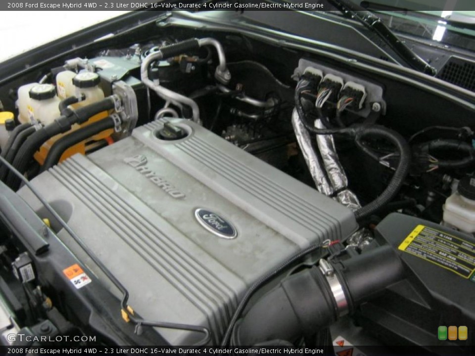 2.3 Liter DOHC 16-Valve Duratec 4 Cylinder Gasoline/Electric Hybrid Engine for the 2008 Ford Escape #45600085