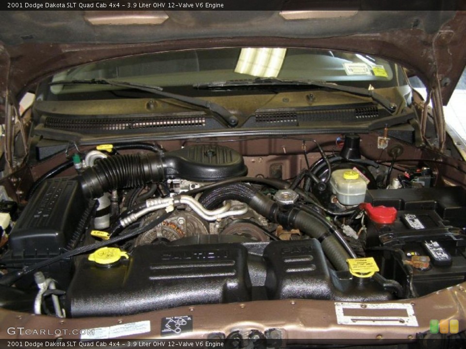 3.9 Liter OHV 12-Valve V6 Engine for the 2001 Dodge Dakota #45602101
