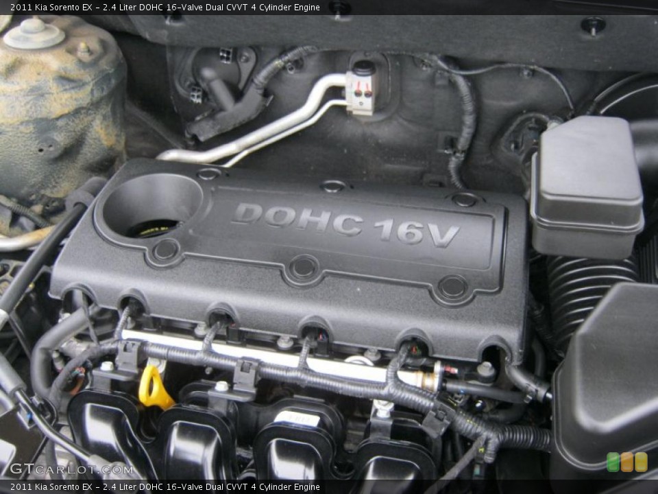 2.4 Liter DOHC 16-Valve Dual CVVT 4 Cylinder Engine for the 2011 Kia Sorento #45611243