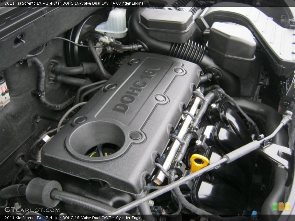 2.4 Liter DOHC 16-Valve Dual CVVT 4 Cylinder Engine for the 2011 Kia Sorento #45611251