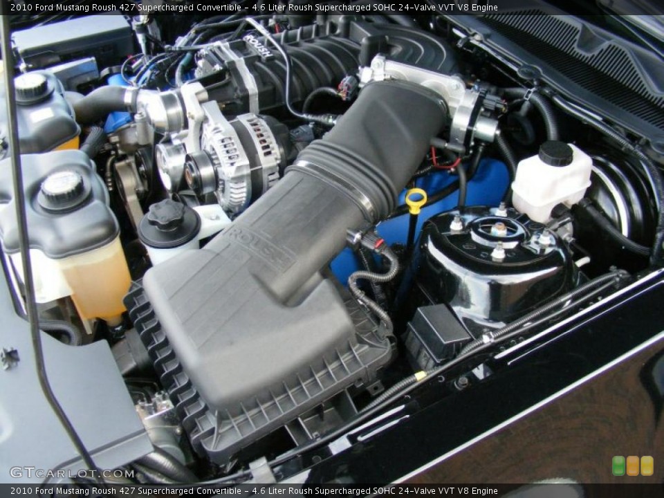 4.6 Liter Roush Supercharged SOHC 24-Valve VVT V8 Engine for the 2010 Ford Mustang #45611255