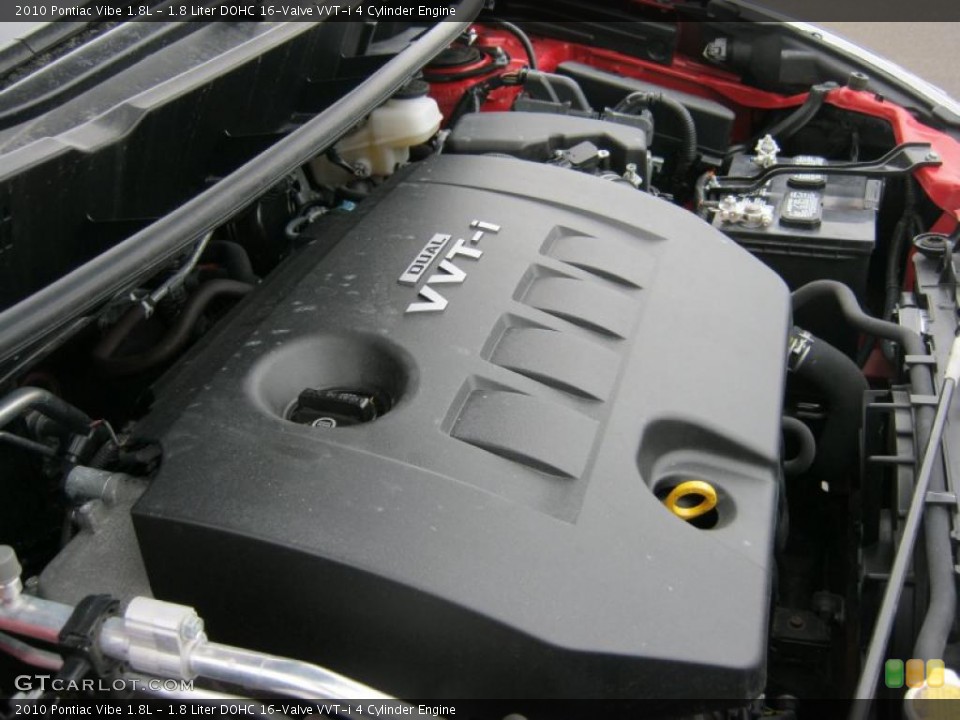 1.8 Liter DOHC 16-Valve VVT-i 4 Cylinder Engine for the 2010 Pontiac Vibe #45611735