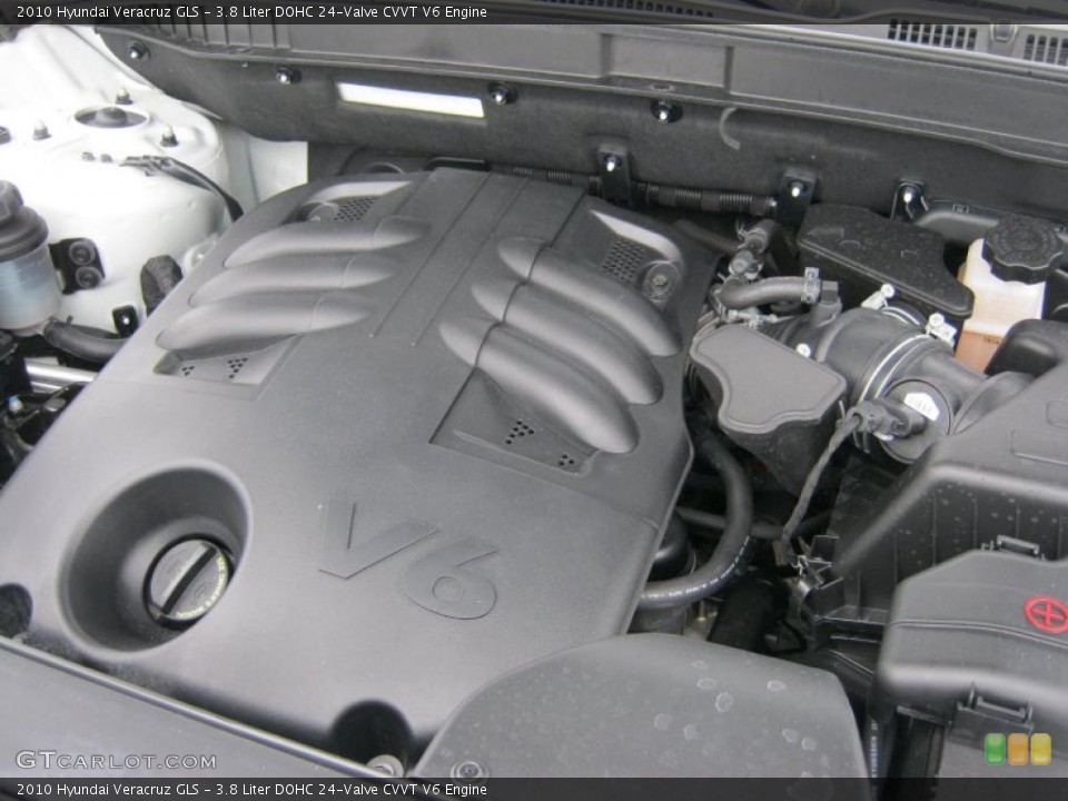 3.8 Liter DOHC 24-Valve CVVT V6 Engine for the 2010 Hyundai Veracruz #45612439