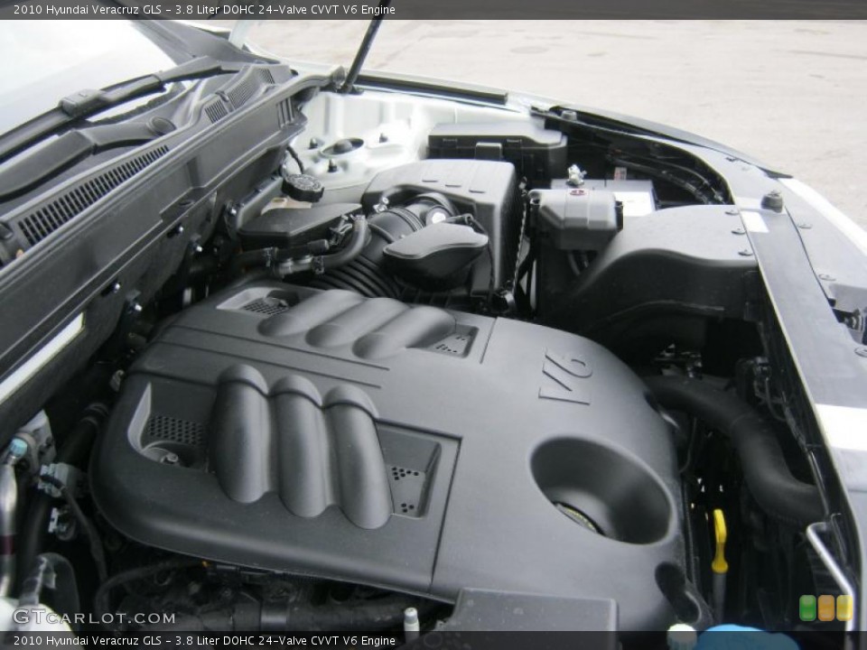 3.8 Liter DOHC 24-Valve CVVT V6 Engine for the 2010 Hyundai Veracruz #45612448