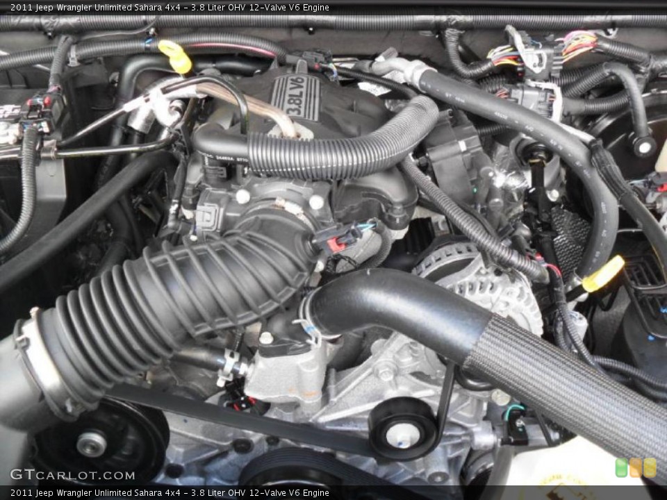 3.8 Liter OHV 12-Valve V6 Engine for the 2011 Jeep Wrangler Unlimited #45614323