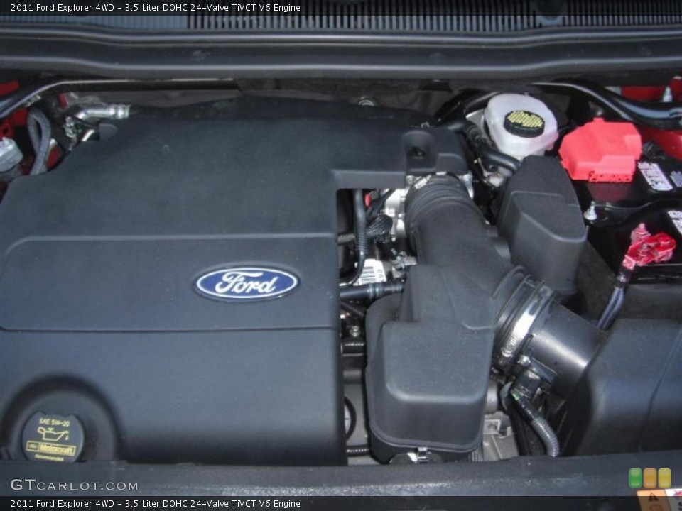 3.5 Liter DOHC 24-Valve TiVCT V6 Engine for the 2011 Ford Explorer #45616504