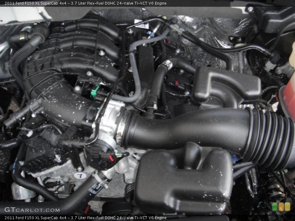 3.7 Liter Flex-Fuel DOHC 24-Valve Ti-VCT V6 Engine for the 2011 Ford F150 #45617200