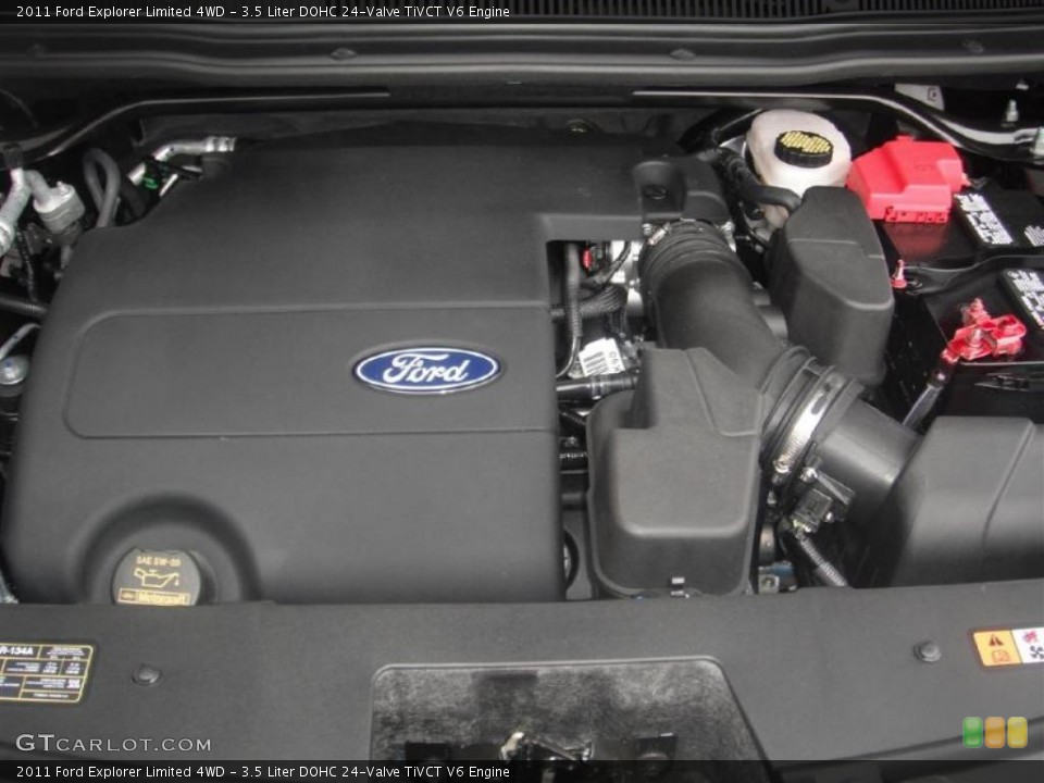 3.5 Liter DOHC 24-Valve TiVCT V6 Engine for the 2011 Ford Explorer #45619348