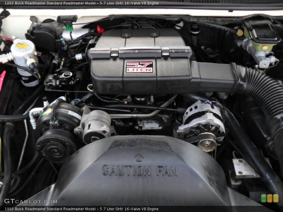 5.7 Liter OHV 16-Valve V8 1993 Buick Roadmaster Engine