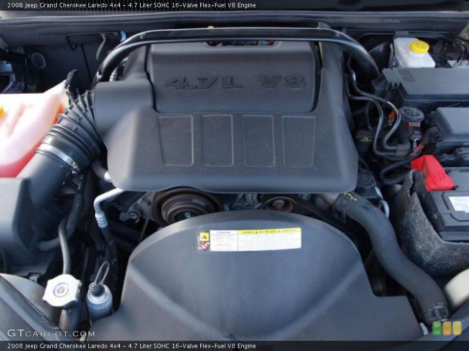 4.7 Liter Sohc 16-Valve Flex-Fuel V8 Engine For The 2008 Jeep Grand Cherokee #45625878 | Gtcarlot.com