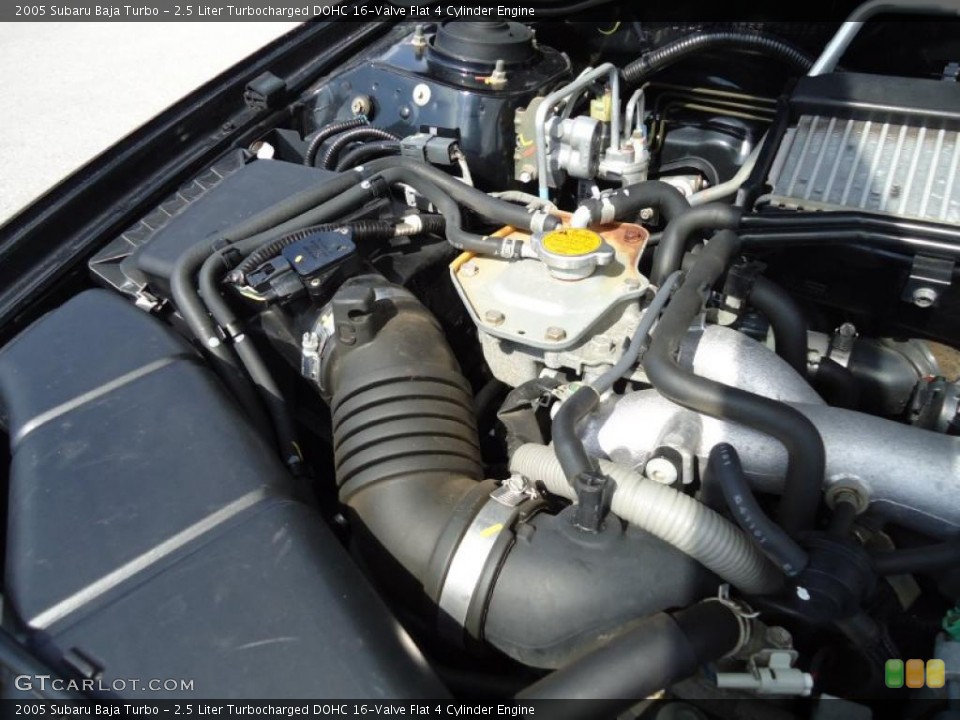 2.5 Liter Turbocharged DOHC 16-Valve Flat 4 Cylinder Engine for the 2005 Subaru Baja #45629600