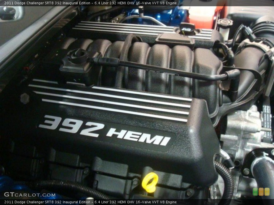 6.4 Liter 392 HEMI OHV 16-Valve VVT V8 Engine for the 2011 Dodge Challenger #45631157