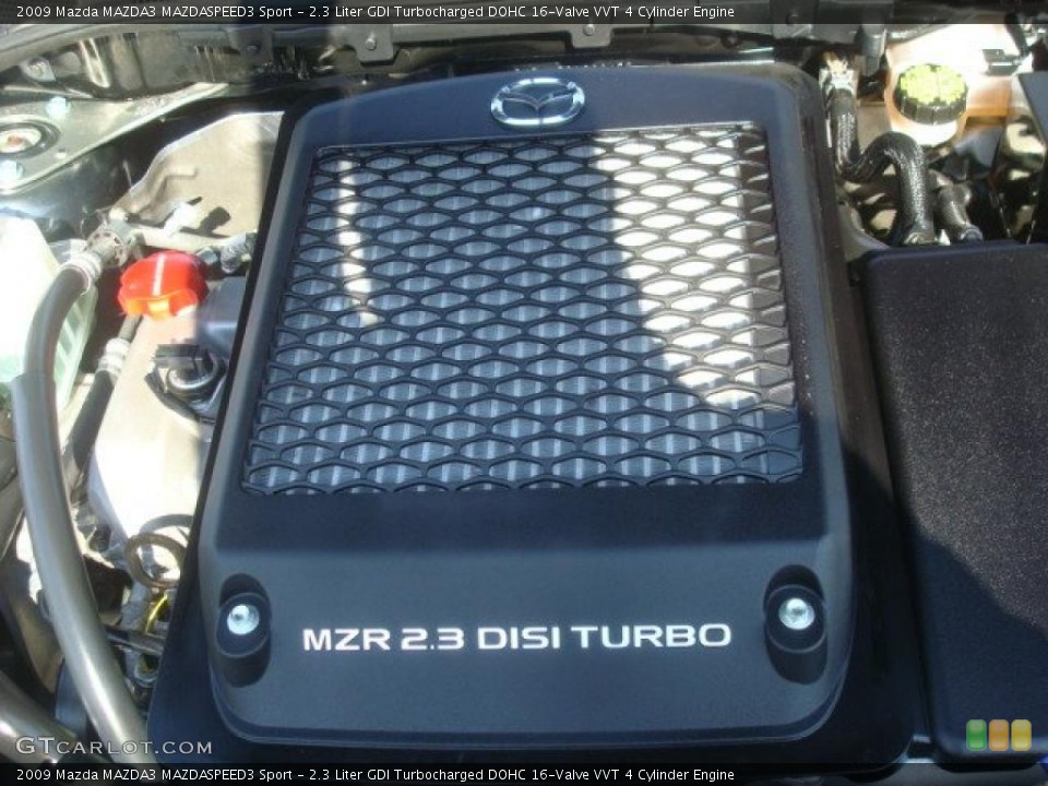 2.3 Liter GDI Turbocharged DOHC 16-Valve VVT 4 Cylinder Engine for the 2009 Mazda MAZDA3 #45632553