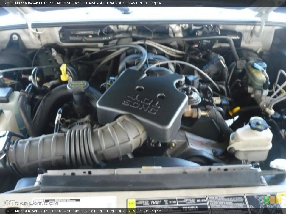 4.0 Liter SOHC 12-Valve V6 Engine for the 2001 Mazda B-Series Truck #45642209