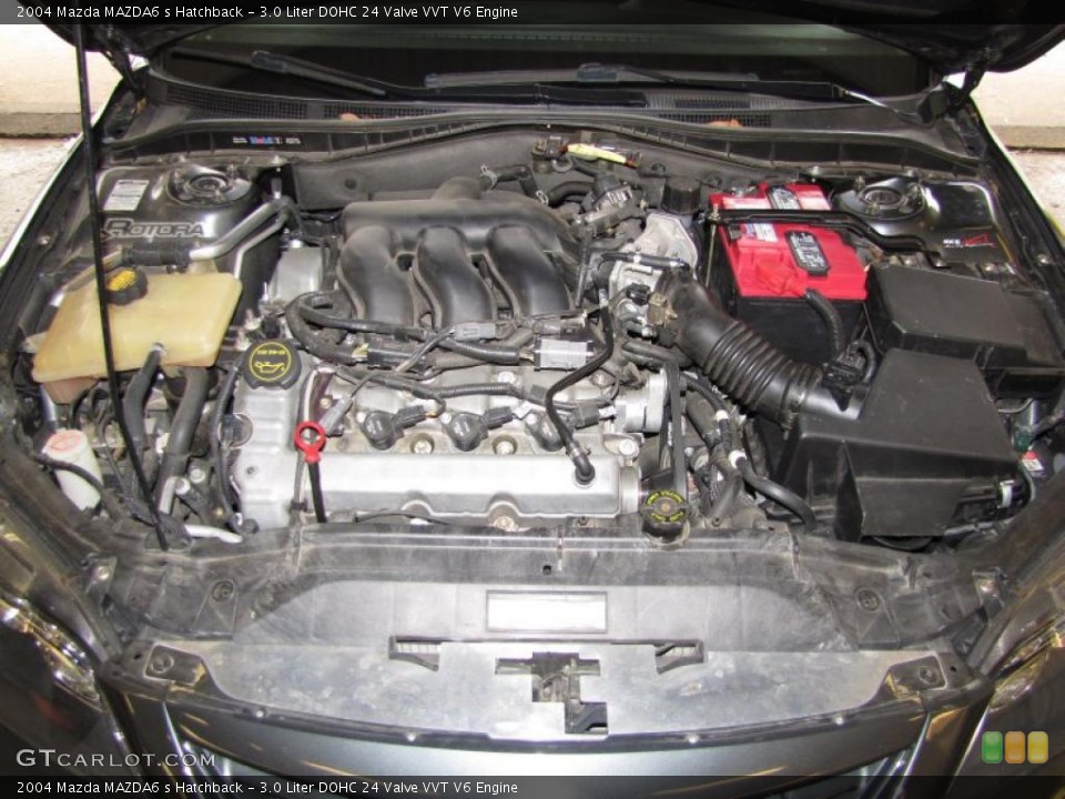 3.0 Liter DOHC 24 Valve VVT V6 Engine for the 2004 Mazda MAZDA6 #45659317