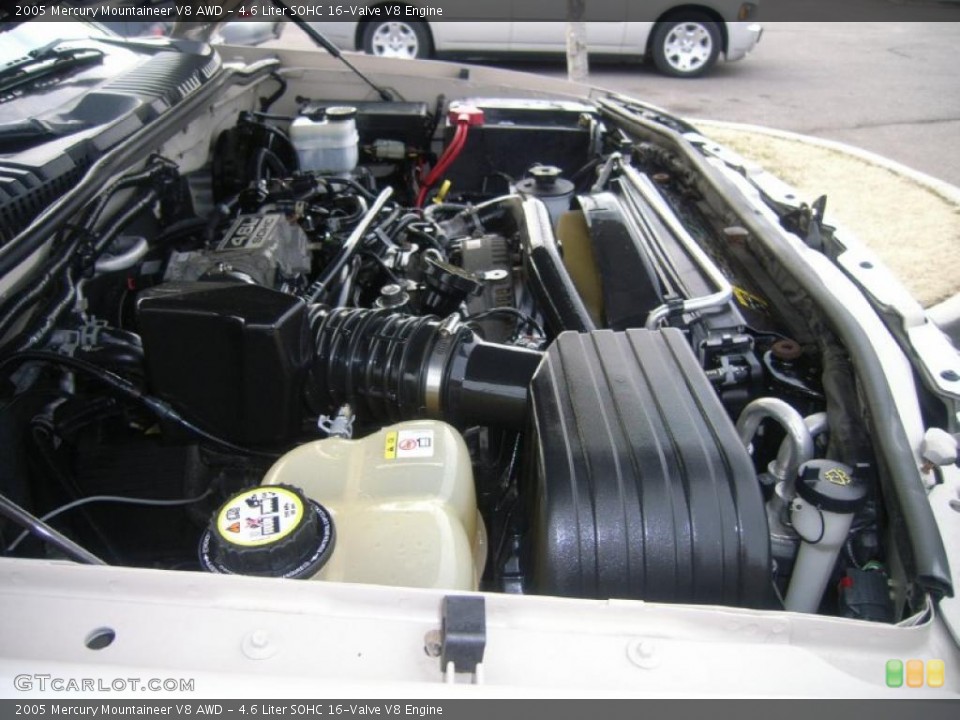 4.6 Liter SOHC 16-Valve V8 Engine for the 2005 Mercury Mountaineer #45664036
