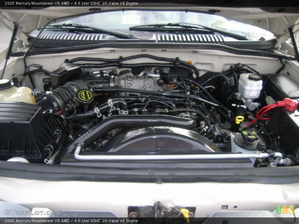 4.6 Liter SOHC 16-Valve V8 Engine for the 2005 Mercury Mountaineer #45664049