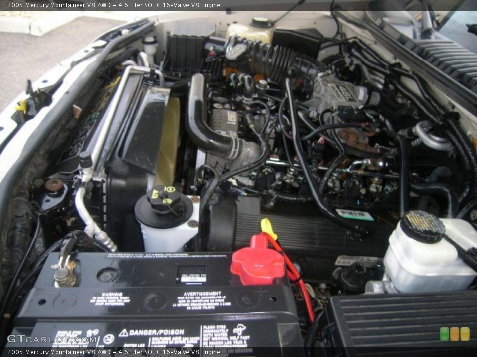 4.6 Liter SOHC 16-Valve V8 Engine for the 2005 Mercury Mountaineer #45664064