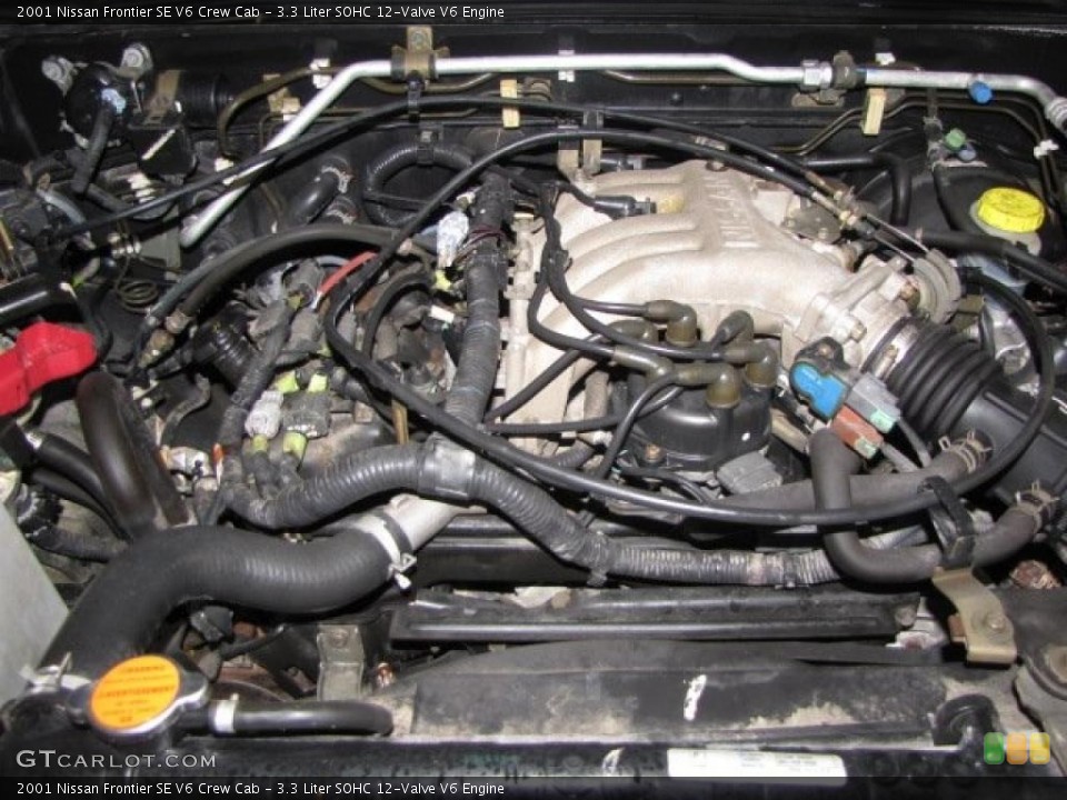 3.3 Liter SOHC 12-Valve V6 Engine for the 2001 Nissan Frontier #45666274