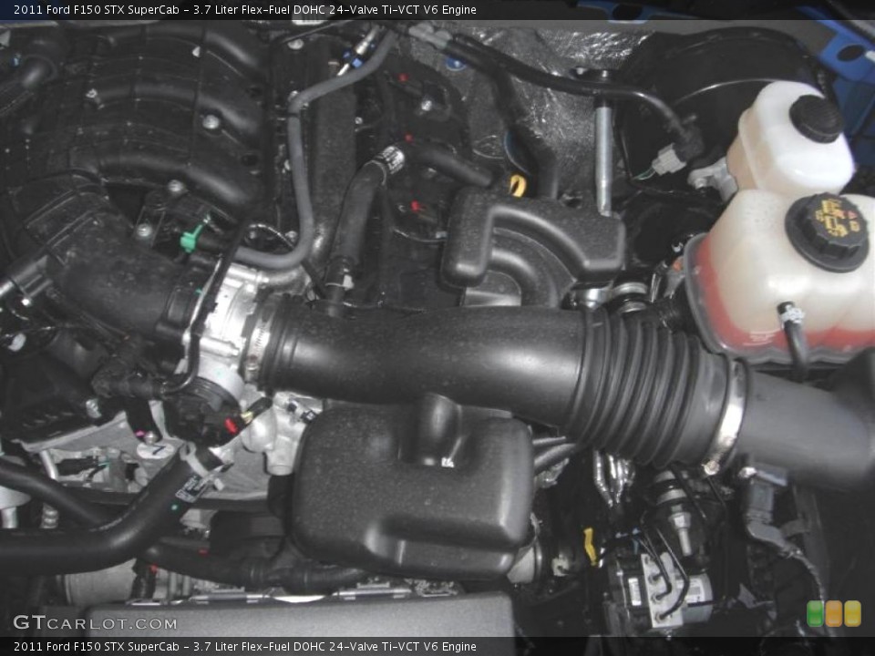 3.7 Liter Flex-Fuel DOHC 24-Valve Ti-VCT V6 Engine for the 2011 Ford F150 #45670340