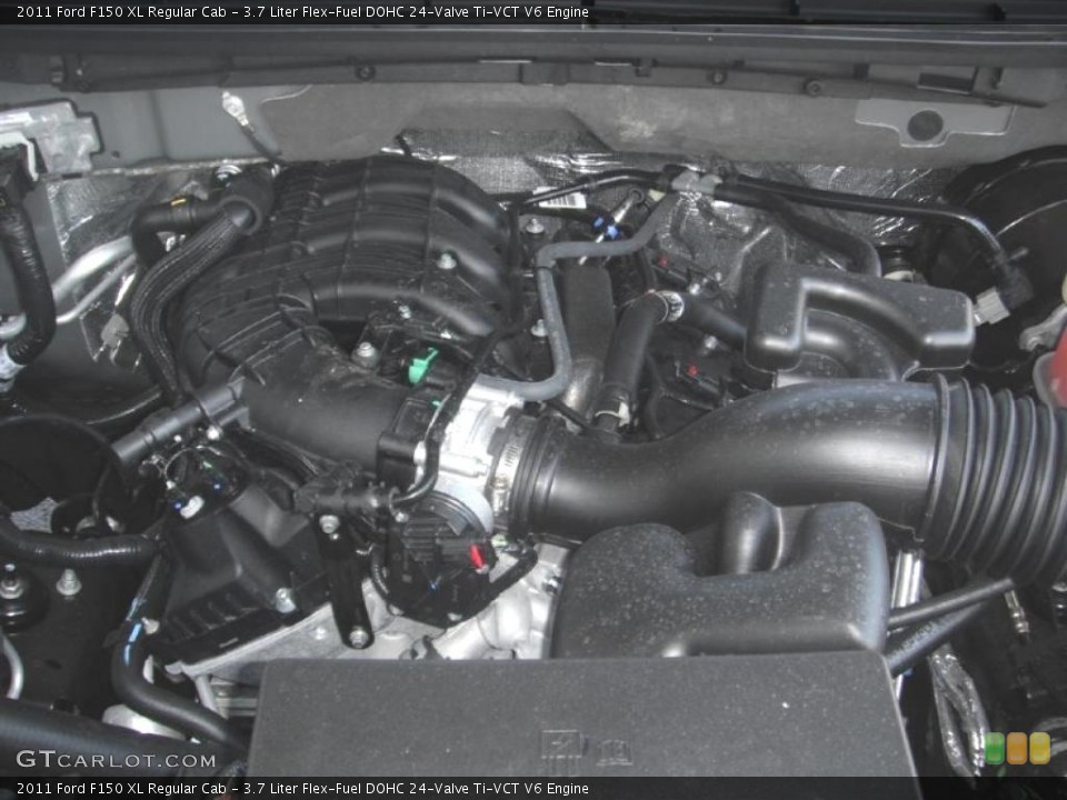 3.7 Liter Flex-Fuel DOHC 24-Valve Ti-VCT V6 Engine for the 2011 Ford F150 #45672146