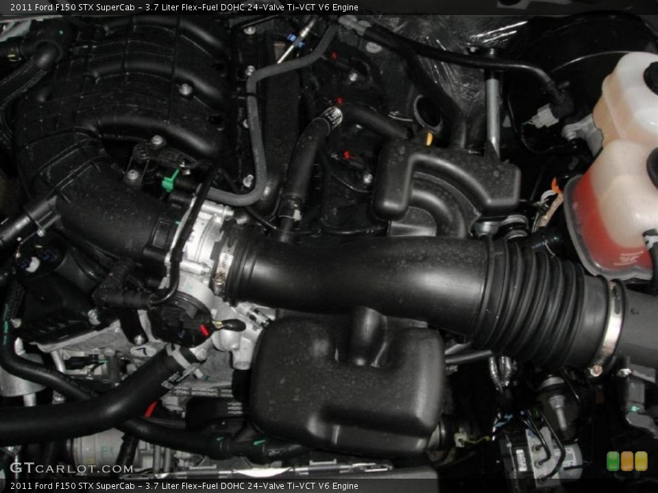 3.7 Liter Flex-Fuel DOHC 24-Valve Ti-VCT V6 Engine for the 2011 Ford F150 #45672763