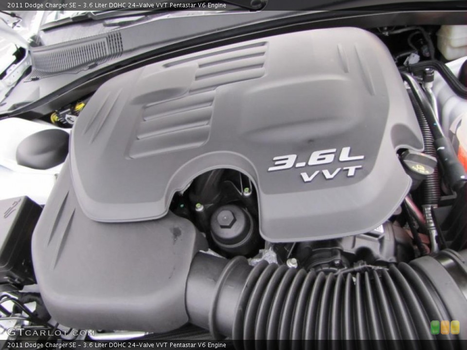 3.6 Liter DOHC 24-Valve VVT Pentastar V6 Engine for the 2011 Dodge Charger #45674892
