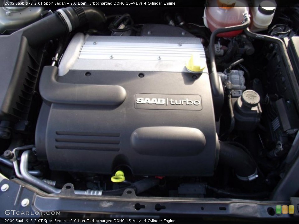 2.0 Liter Turbocharged DOHC 16-Valve 4 Cylinder Engine for the 2009 Saab 9-3 #45693164
