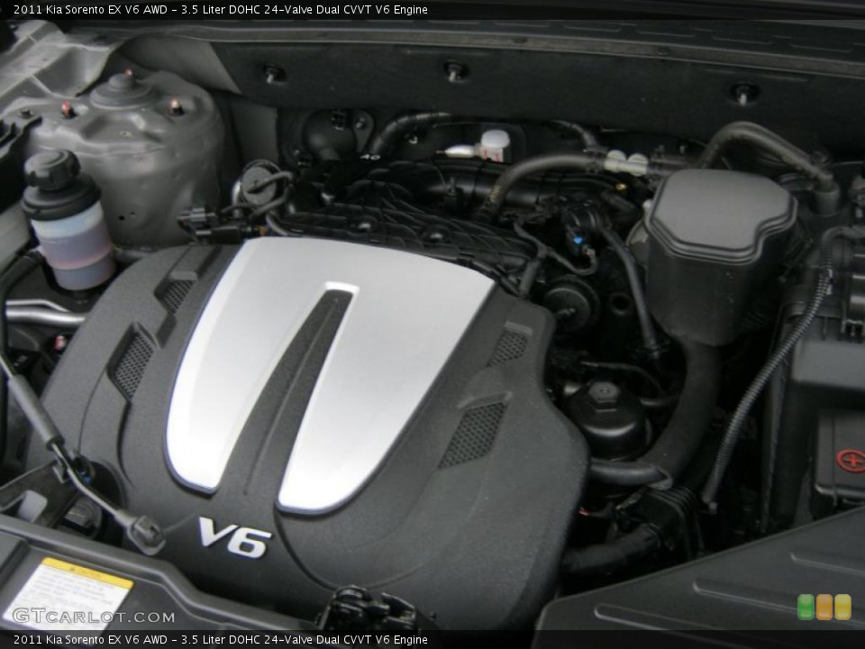 3.5 Liter DOHC 24-Valve Dual CVVT V6 Engine for the 2011 Kia Sorento #45700601