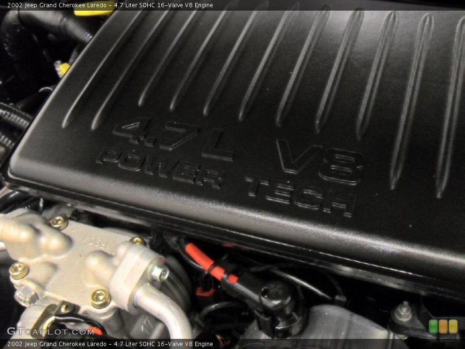 4.7 Liter SOHC 16-Valve V8 Engine for the 2002 Jeep Grand Cherokee #45700989