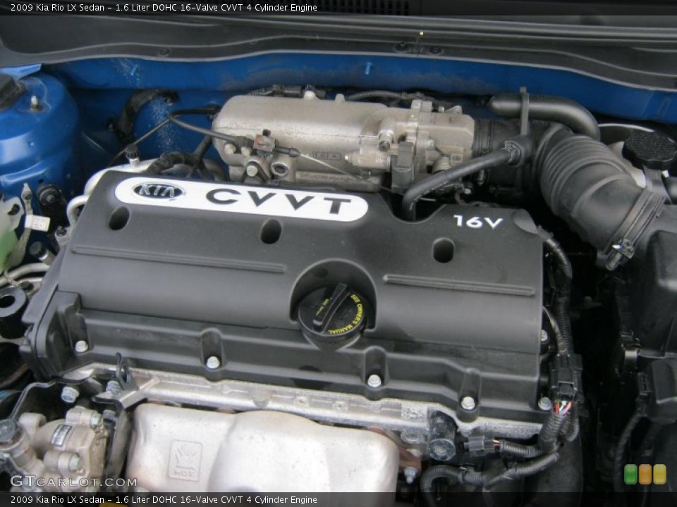 1.6 Liter DOHC 16-Valve CVVT 4 Cylinder Engine for the 2009 Kia Rio #45701661