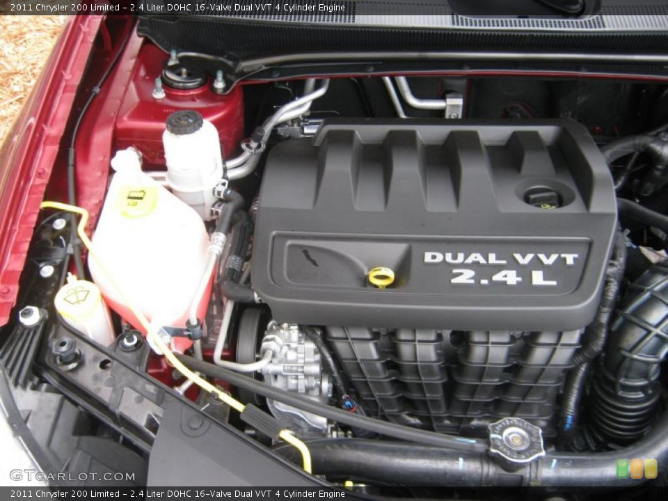 2.4 Liter DOHC 16-Valve Dual VVT 4 Cylinder Engine for the 2011 Chrysler 200 #45704422