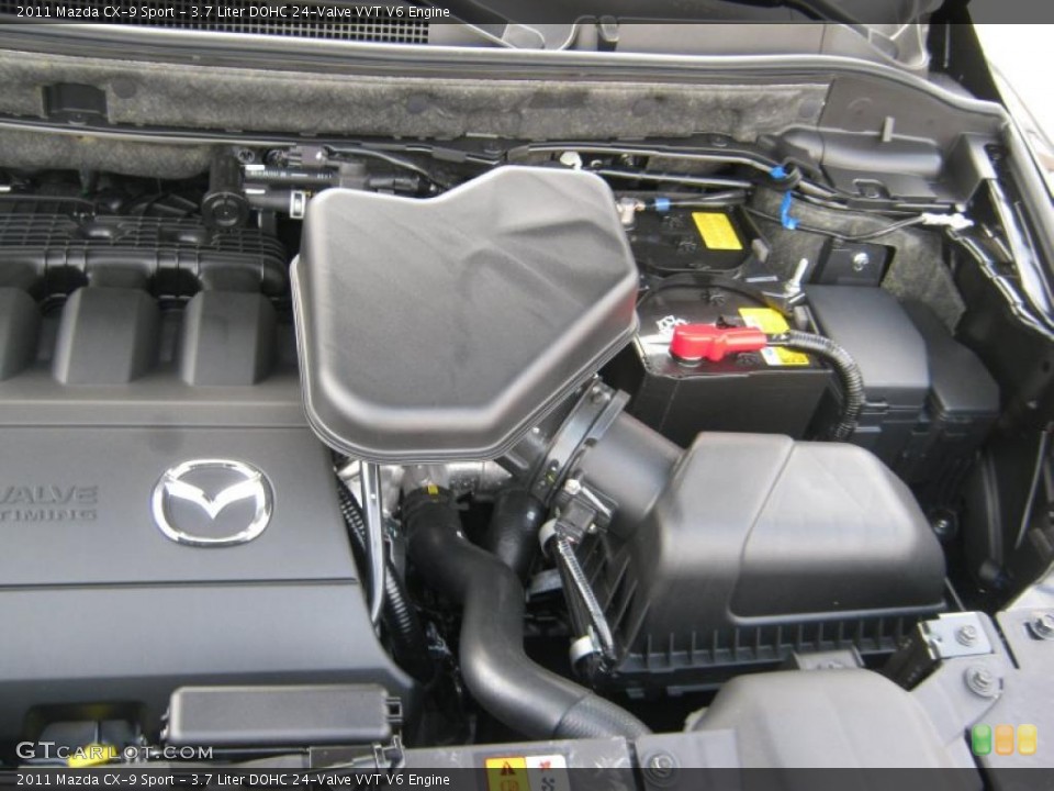 3.7 Liter DOHC 24-Valve VVT V6 Engine for the 2011 Mazda CX-9 #45704906